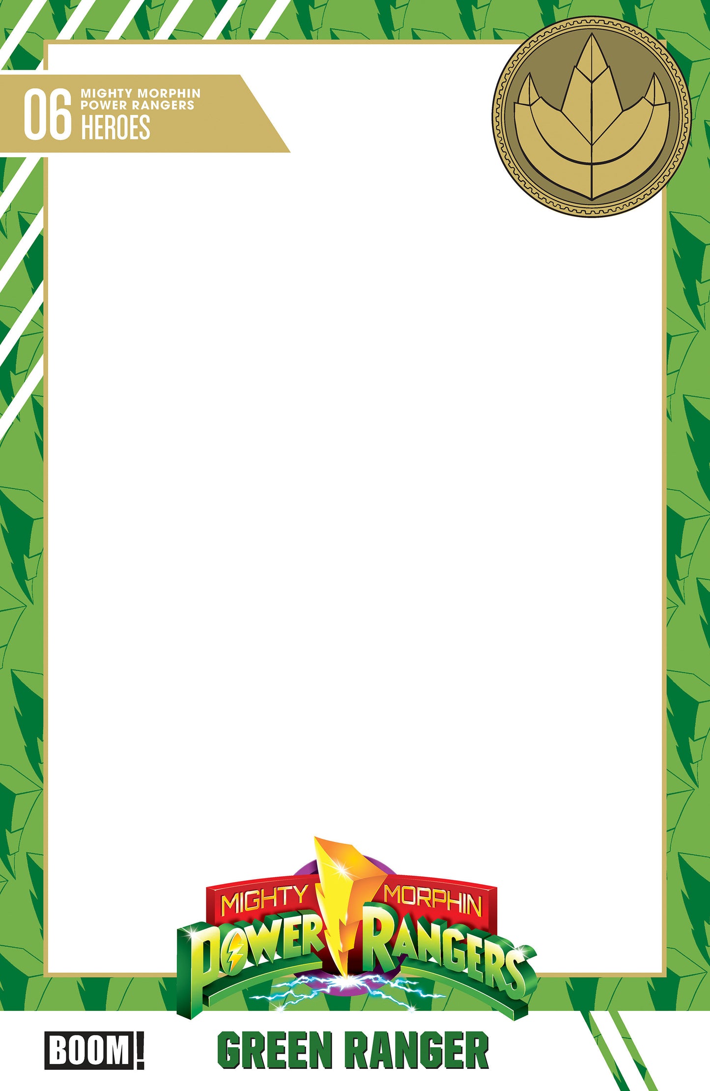 MIGHTY MORPHIN POWER RANGERS 2026 #6 (Mighty Morphin Power Rangers (2026) #6 D Trading Card Blank Sketch)