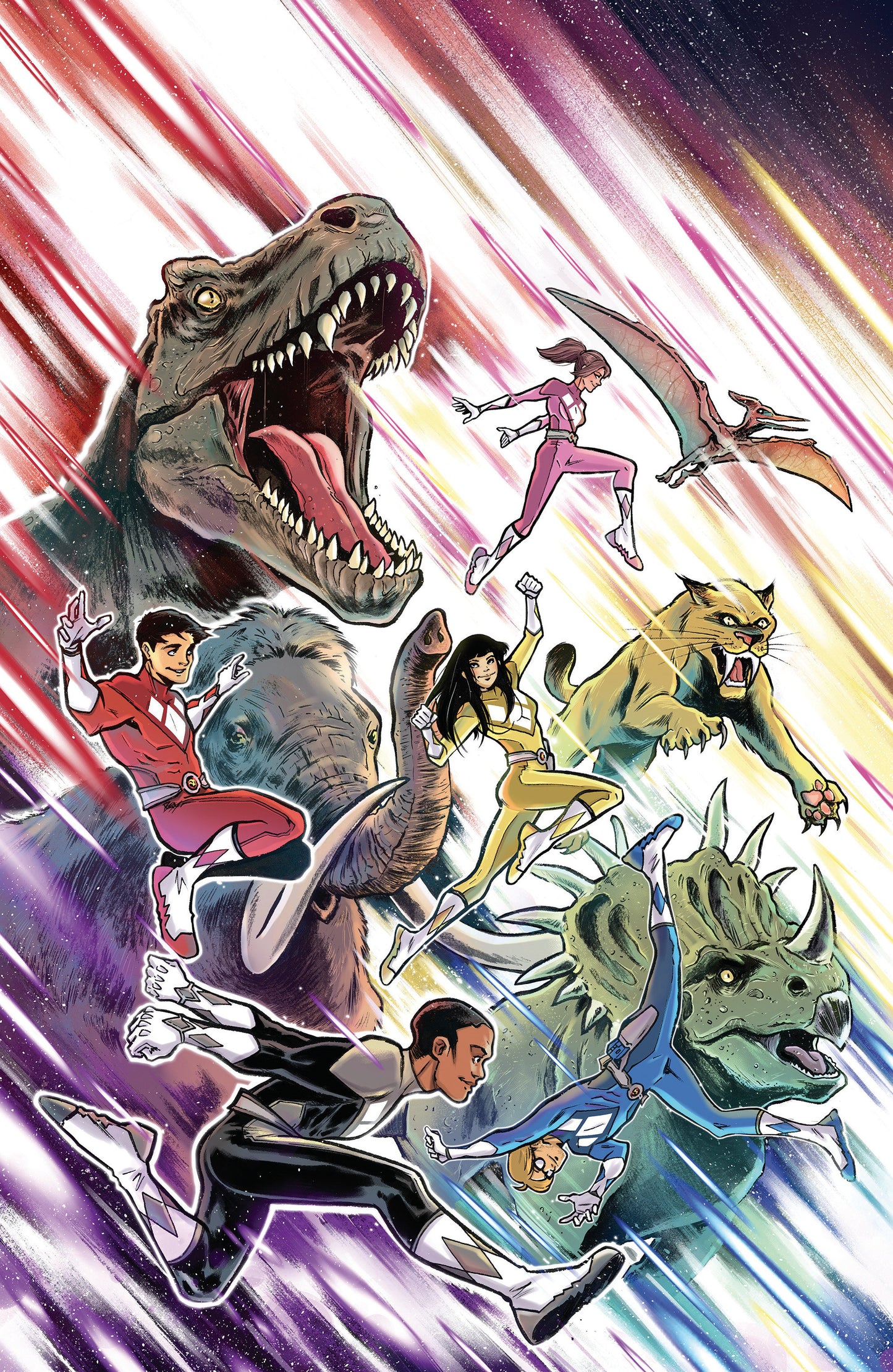 MIGHTY MORPHIN POWER RANGERS 2026 #6 (Mighty Morphin Power Rangers (2026) #6 E Foil Variant (Full Art, Foil, Di Gianfelice))