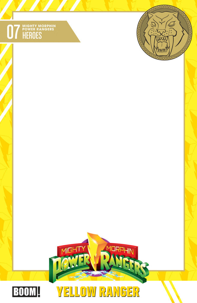 Mighty Morphin Power Rangers (2026) #7 (D Trading Card Blank Sketch)