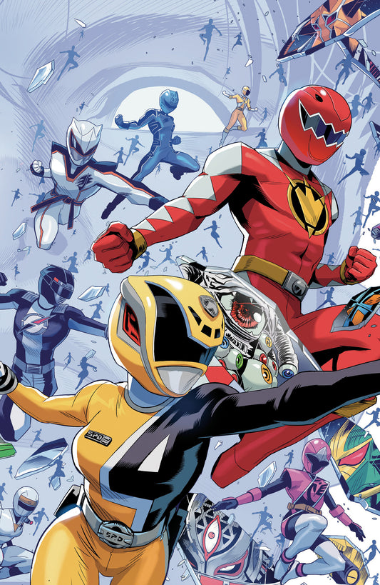 Power Rangers Unlimited (2026) #3 (Power Rangers Unlimited #3 C Every Ranger Ever Card Stock Connecting Variant (Full Art, Zonno))