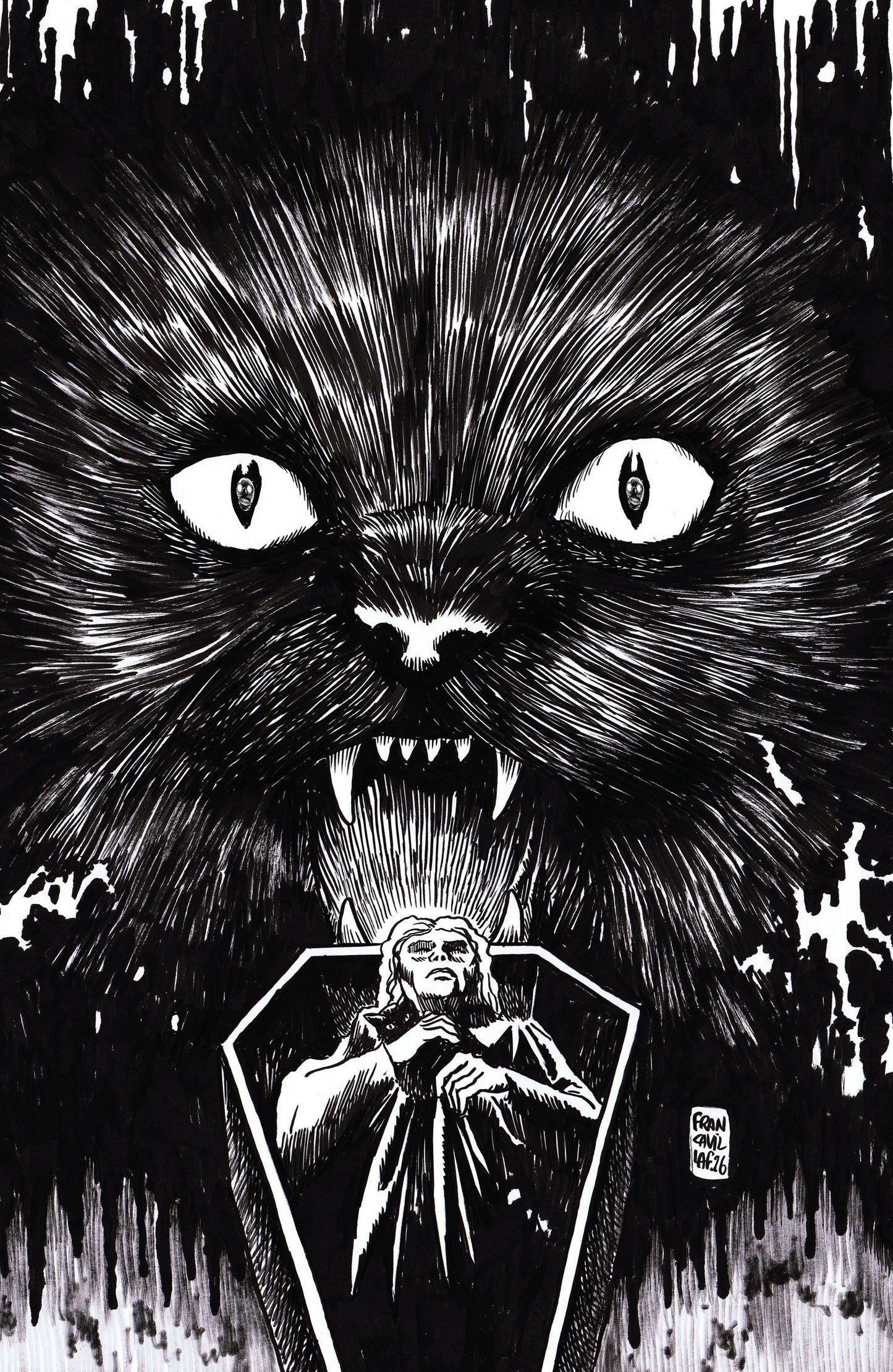 Stuff of Nightmares #1 (Stuff of Nightmares: The Cat in the Coffin #1 I Unlimited Variant (Full Art, Francavilla))