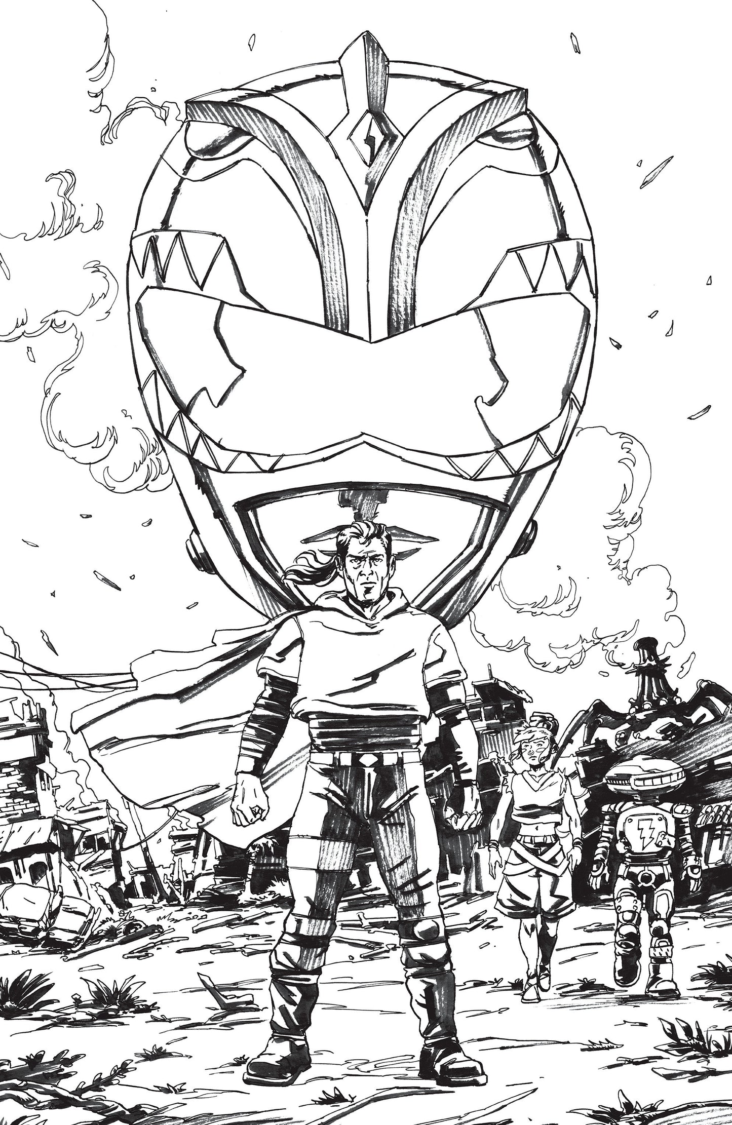 Power Rangers Green #1 N Unlimited Variant (Full Art, Vargas) (1 N Unlimited Variant (Full Art, Vargas))