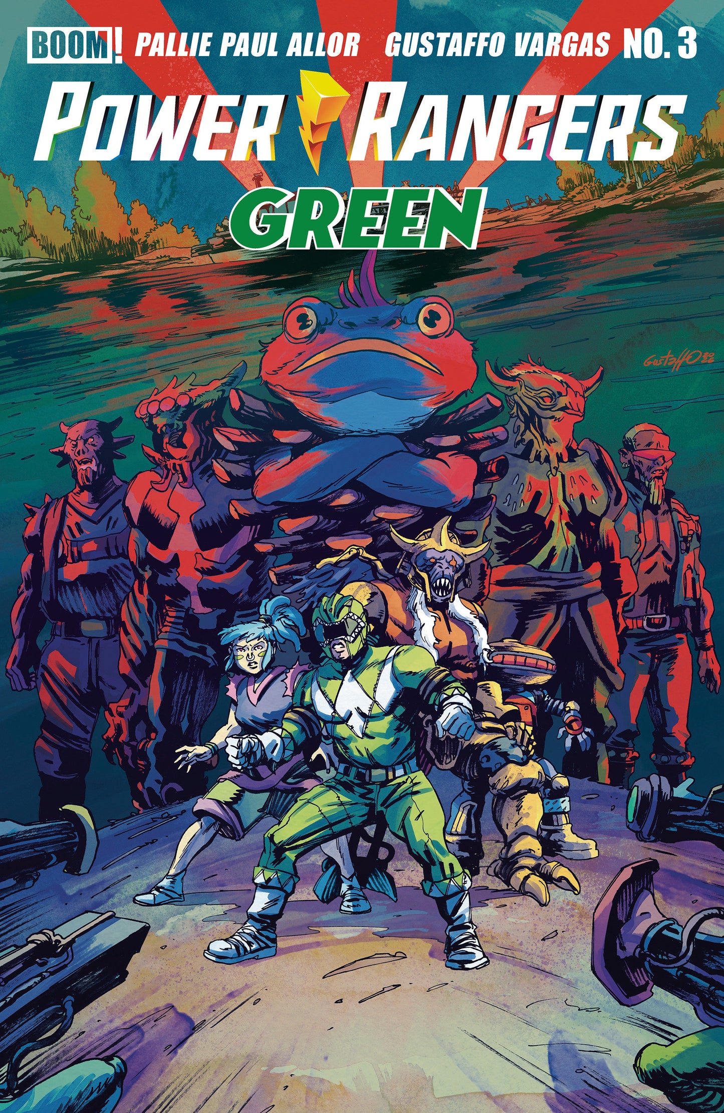 Power Rangers Green #3 (B Variant (Dressed, Vargas))