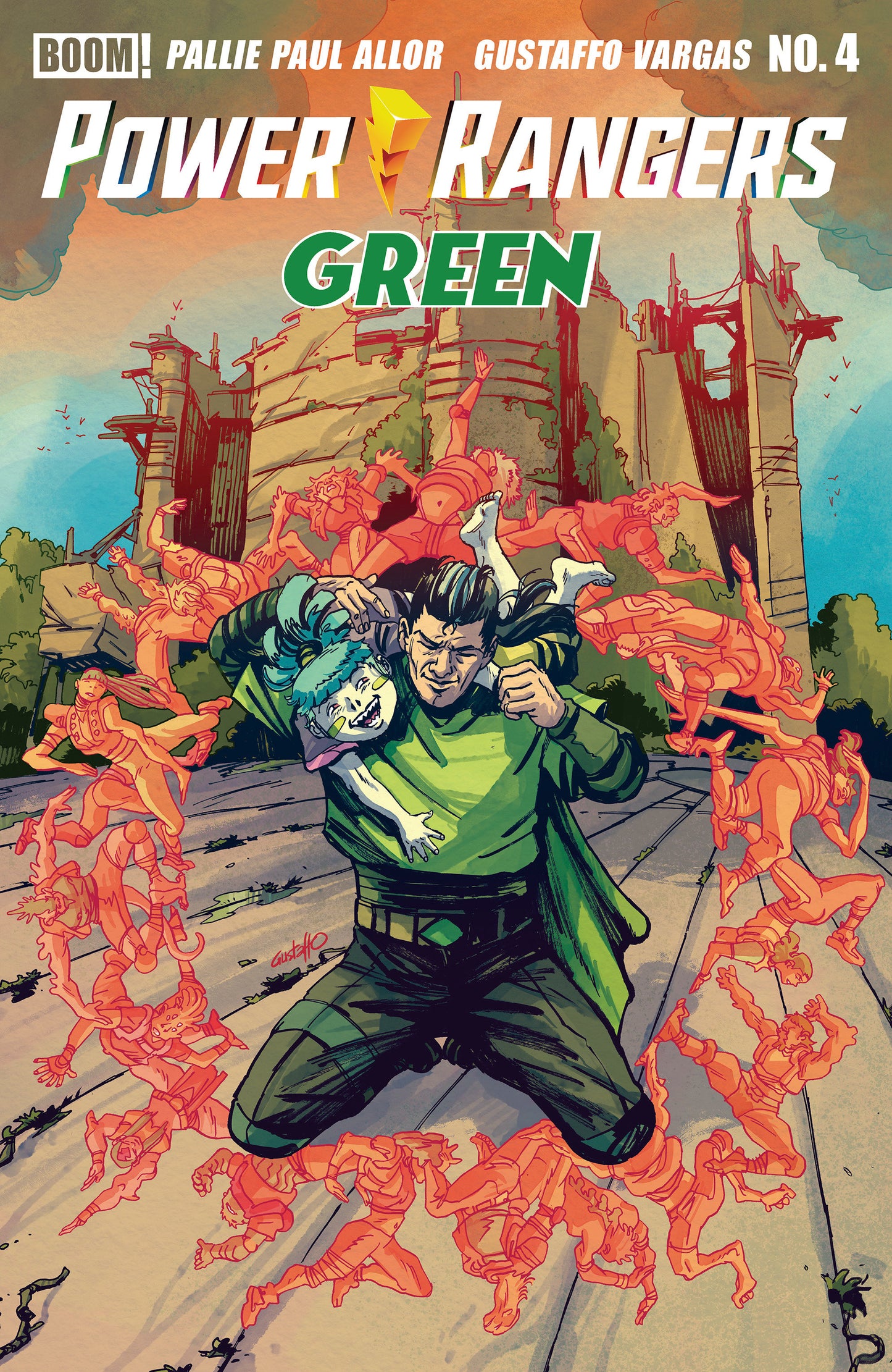 Power Rangers Green #4 (B Variant (Dressed, Vargas))
