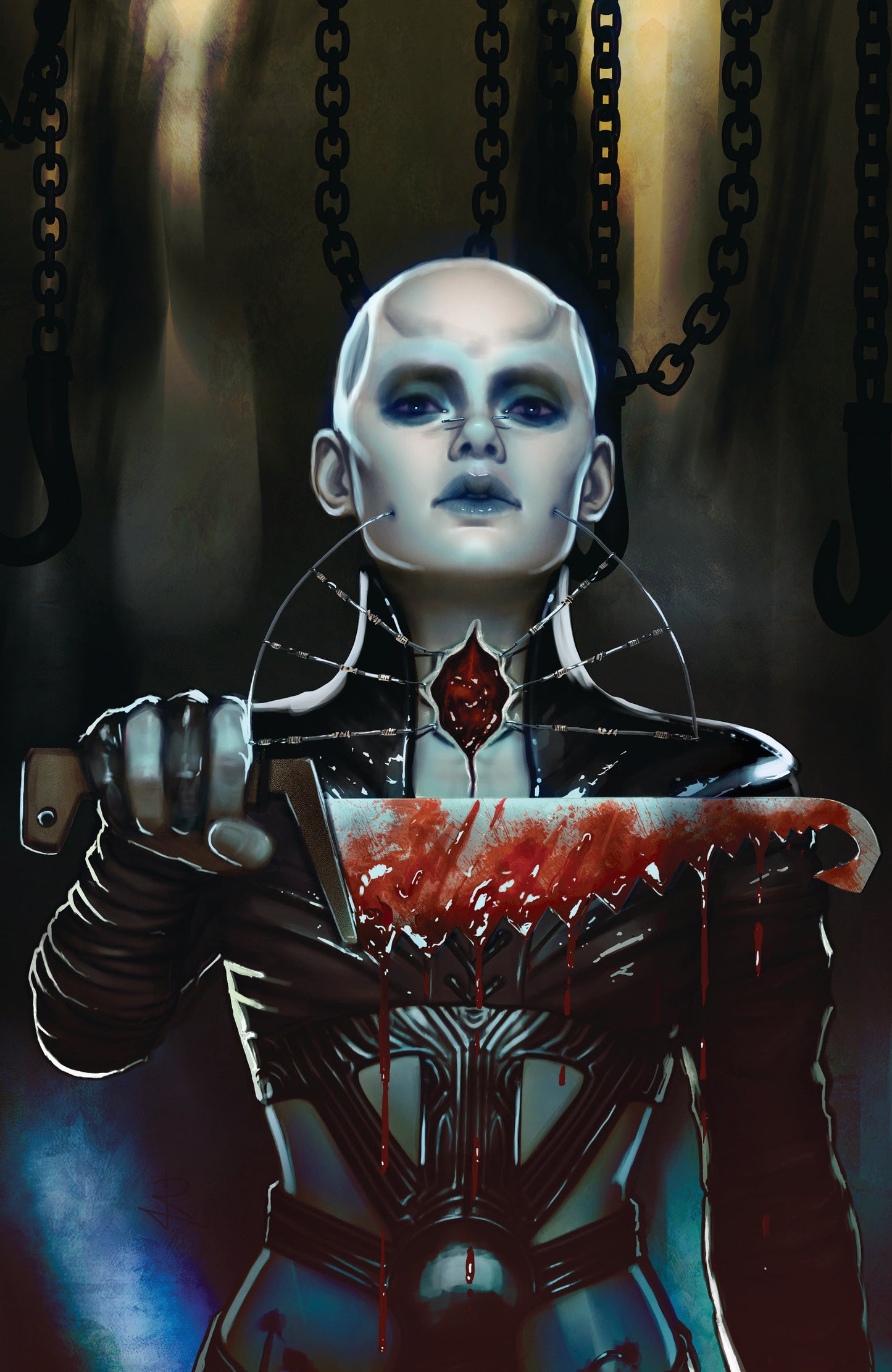 Hellraiser: Resurrections #1 (Hellraiser: Resurrections - The Deep Gospel #1 F Unlimited Variant (Full Art, Puebla))