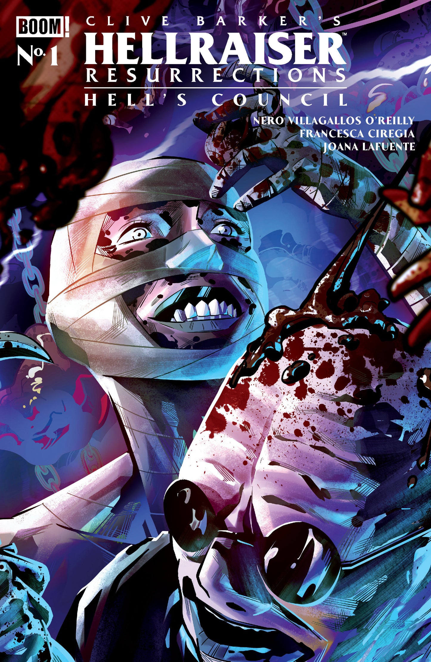 Hellraiser: Resurrections #1 (Hellraiser: Resurrections - Hell's Council #1 B Variant (Dressed, Sabbatini))