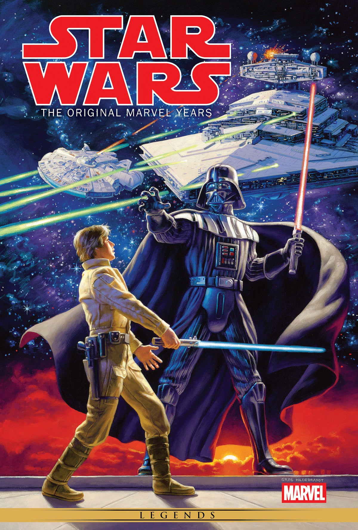Star Wars: The Original Marvel Years Omnibus Vol. 1 Greg Hildebrandt Cover [New Printing, DM Only]